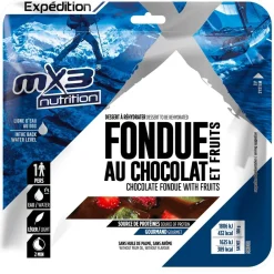New Repas Lyophilisé Fondue Au Chocolat & Crousty Fruits 90 g. Repas Lyophilisés