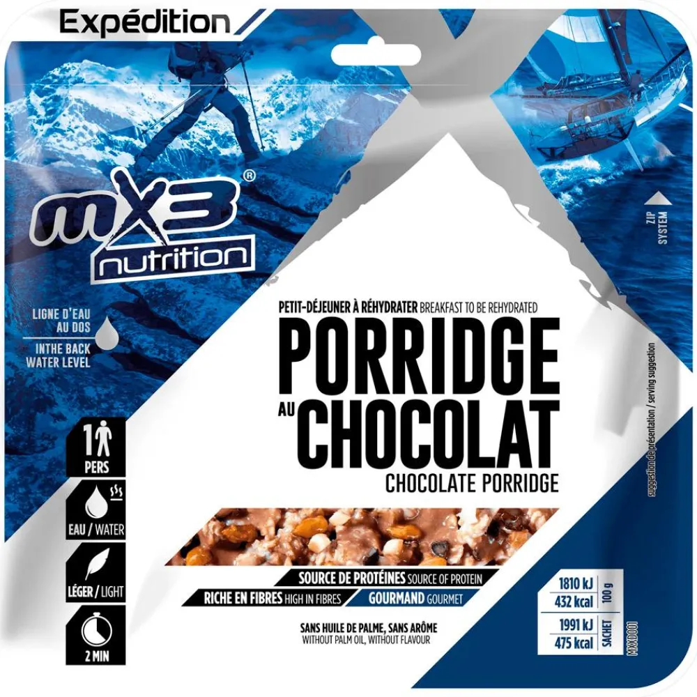 Clearance Repas Lyophilisé Porridge Chocolat 110 g Repas Lyophilisés