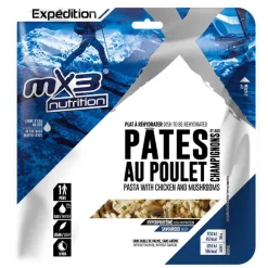 Online Repas Lyophilisé Pâtes au poulet et champignons 130 g. Repas Lyophilisés