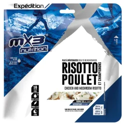 New Repas Lyophilisé Risotto Poulet Champignons 210 g. Repas Lyophilisés