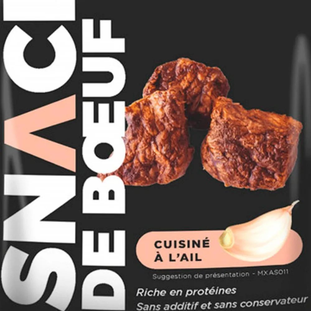 Repas Lyophilisés<MX3 Repas Lyophilisé Snack Bœuf Ail 20 g.
