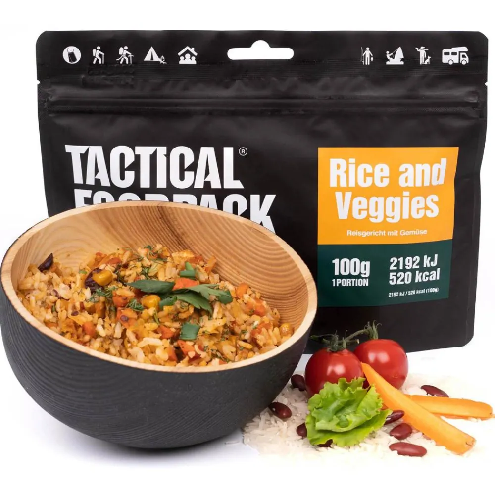 New Repas Lyophilisé Riz et Légumes 100g Repas Lyophilisés