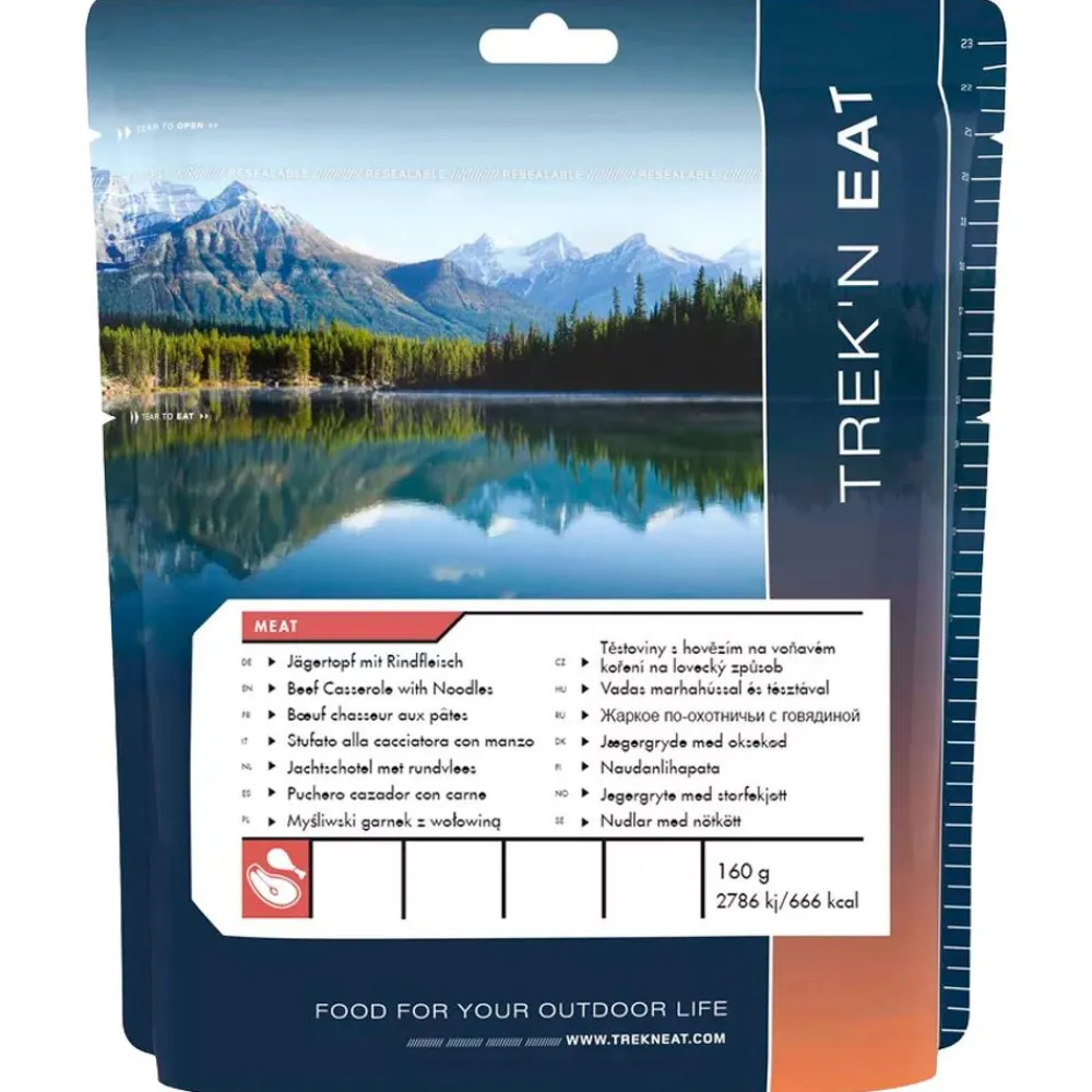 Repas Lyophilisés<Trek'n Eat Repas Lyophilisé Bœuf Chasseur Aux Pâtes 160 g.