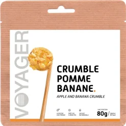 Hot Repas Lyophilisé Crumble Pomme-Banane 80 g. Repas Lyophilisés