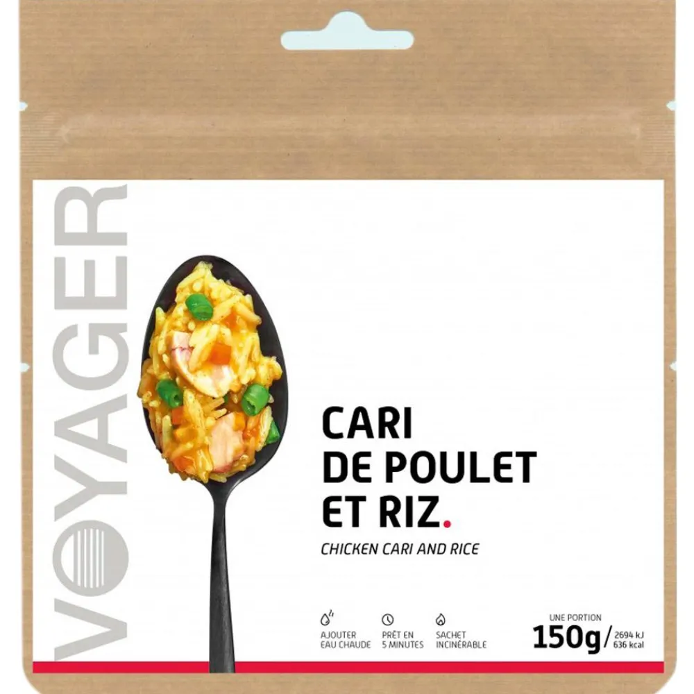 Discount Repas Lyophilisé Cari De Poulet Et Riz 150 g. Repas Lyophilisés
