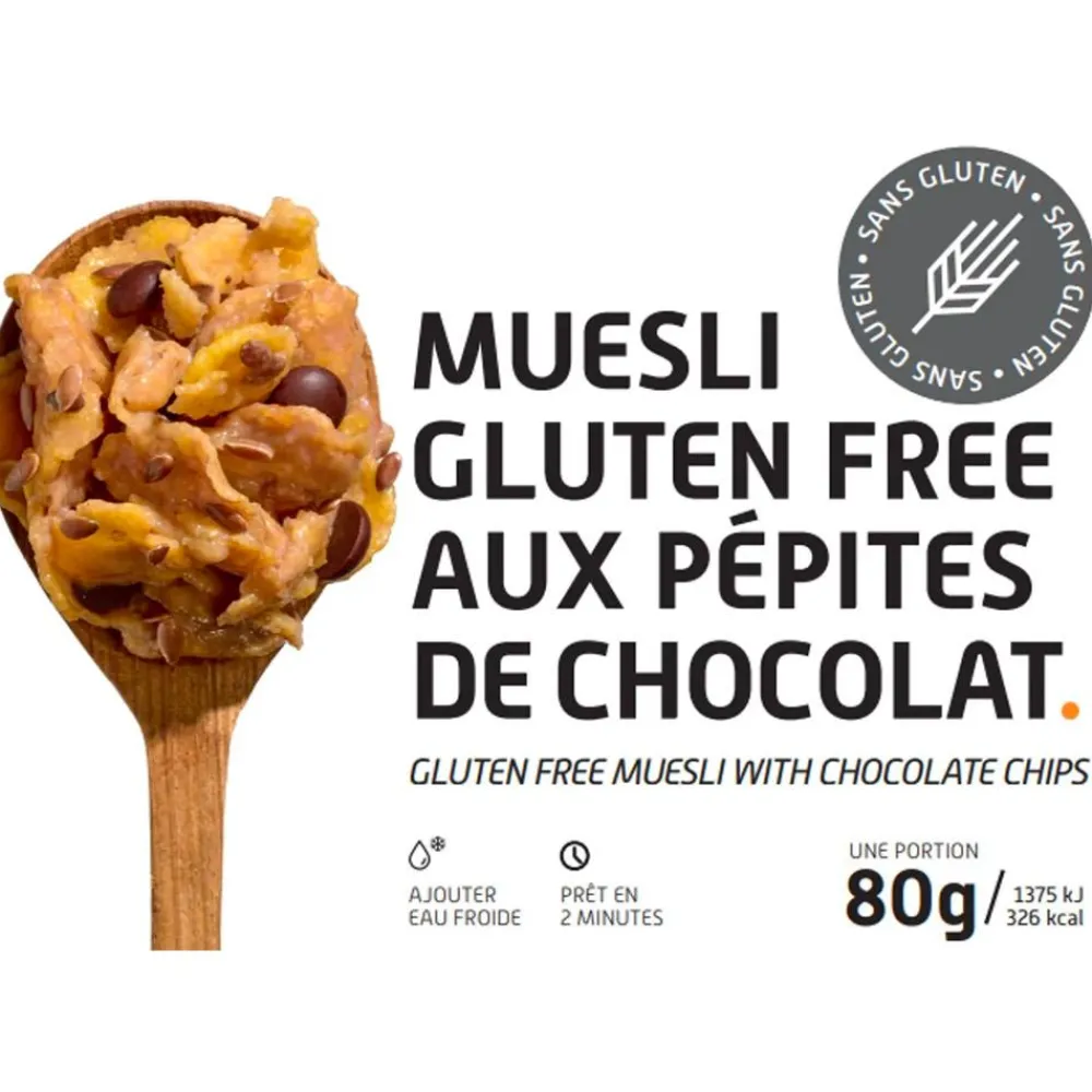 Repas Lyophilisés<Voyager Repas Lyophilisé Muesli Pépites De Chocolat 80 g.
