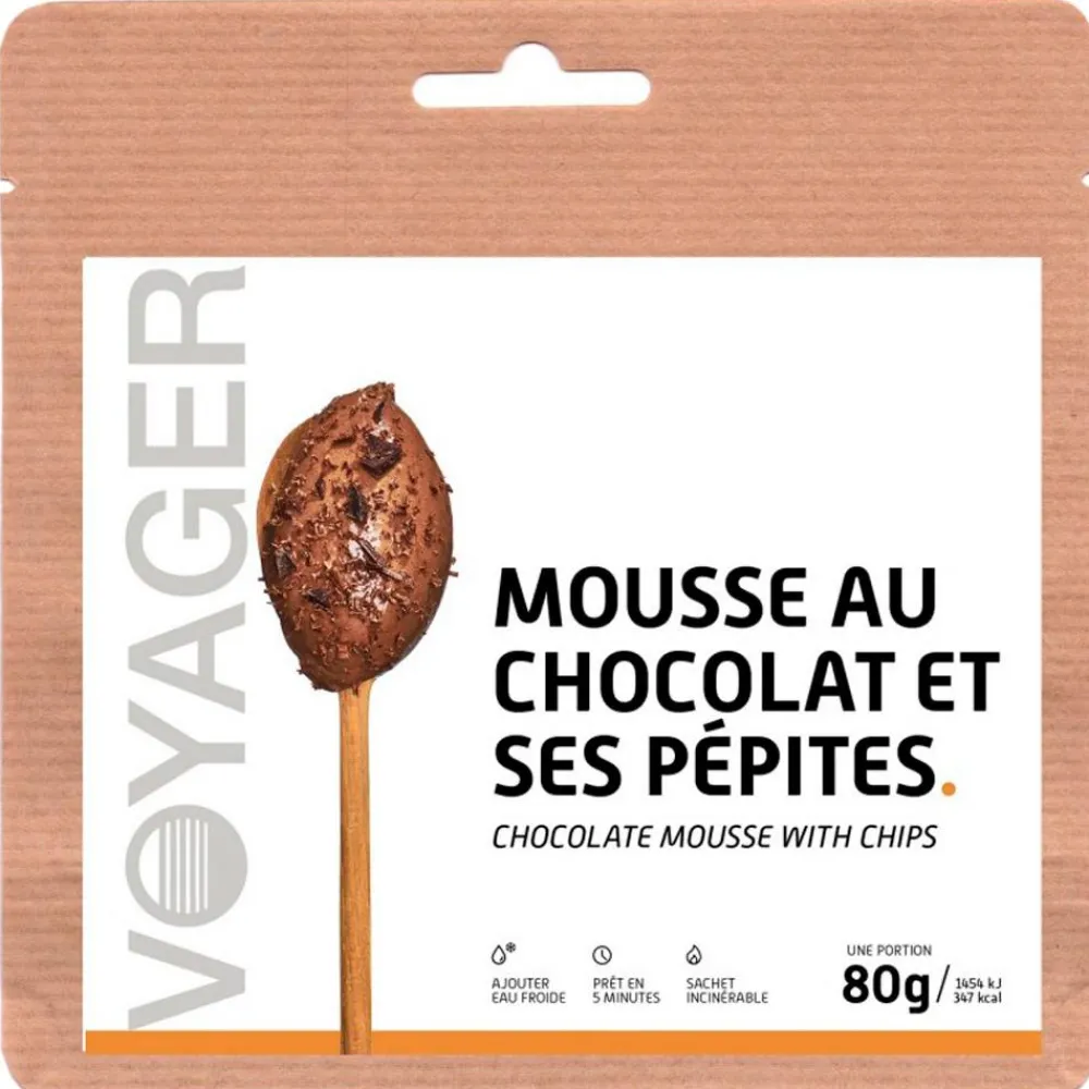 New Repas Lyophilisé Mousse Au Chocolat Et Ses Pépites 80 g. Repas Lyophilisés