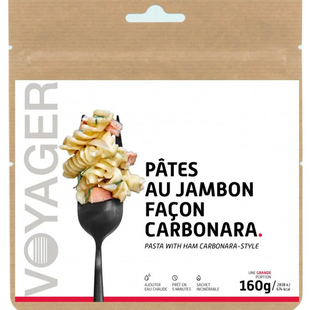 New Repas Lyophilisé Pâtes Au Jambon Façon Carbonara 160 g. Repas Lyophilisés