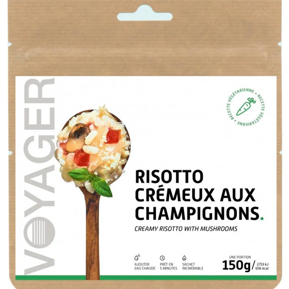 Sale Repas Lyophilisé Risotto Crémeux Aux Champignons 150 g. Repas Lyophilisés