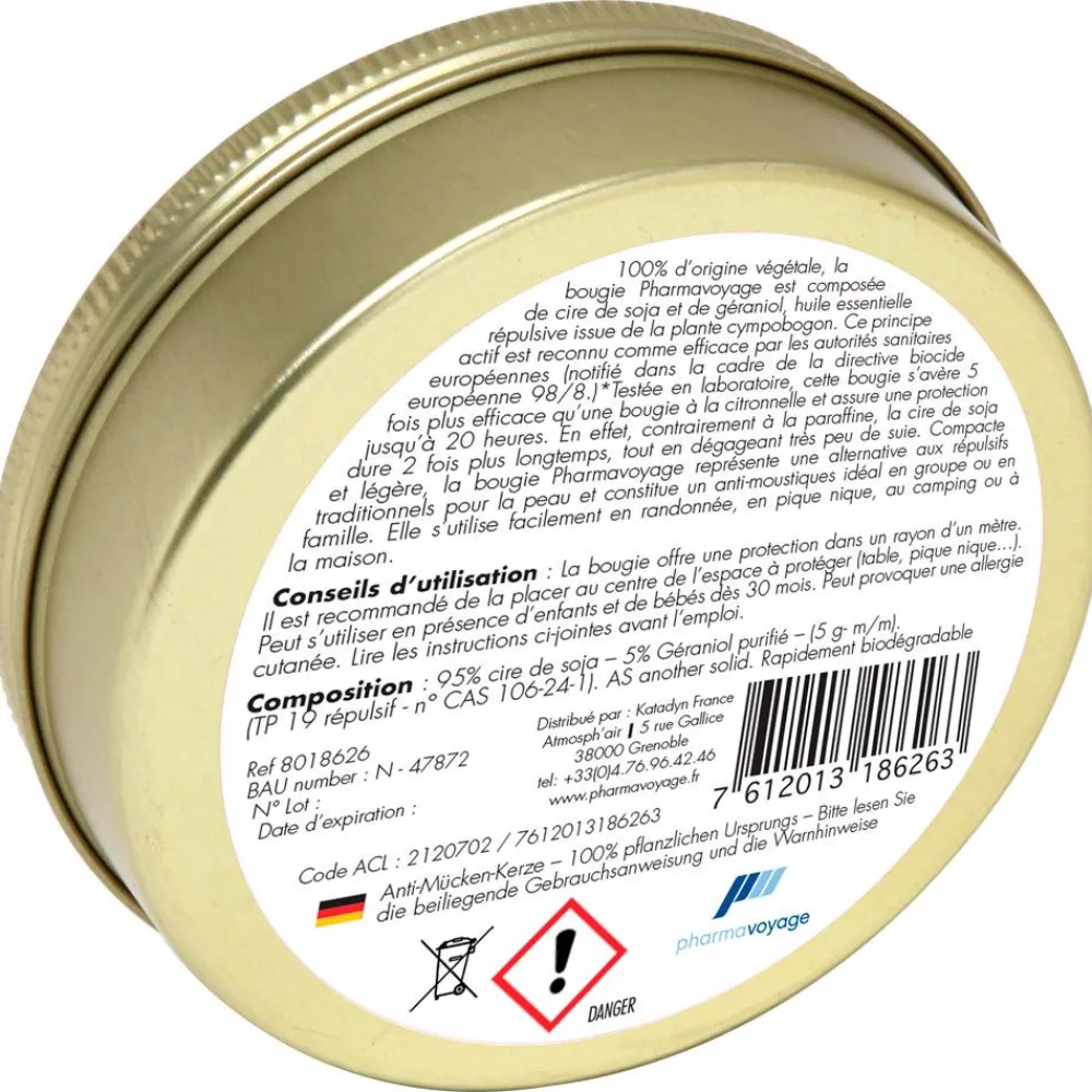 Hot Répulsif Insectes Bougie Anti-Moustiques Répulsif|Produits De Soins