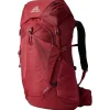 Clearance Sac à dos Jade 38 Ruby Red Femme Sac Randonnée 40L|Sac À Dos Randonnée