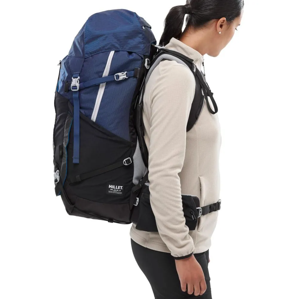 New Sac à dos Ubic 50+10 Women E-Black Dark Blue Femme Sac Randonnée 50L|Sac À Dos Randonnée