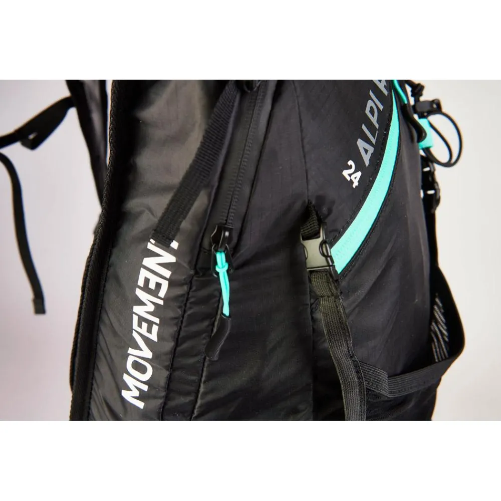 New Sac à dos Alpi Race 24 Black Turquoise Femme Sac À Dos Randonnée|Sac Randonnée Homme