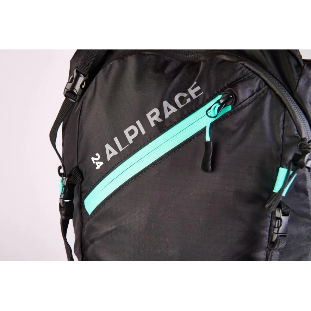 New Sac à dos Alpi Race 24 Black Turquoise Femme Sac À Dos Randonnée|Sac Randonnée Homme