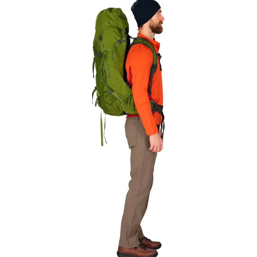 Sac Randonnée 50L|Sac À Dos Randonnée<Osprey Sac à dos Aether 55 Garlic Mustard Green