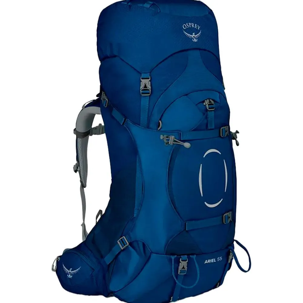 Clearance Sac à dos Ariel 55 Ceramic Blue Femme Sac Randonnée 50L|Sac À Dos Randonnée