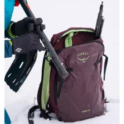 Sac À Dos Ski<Osprey Sac à dos Firn 18 Elderberry Purple Peppermint Green