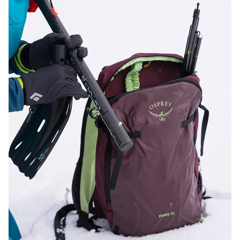 Sac À Dos Ski<Osprey Sac à dos Firn 18 Elderberry Purple Peppermint Green
