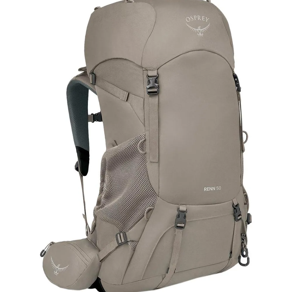 Outlet Sac à dos Renn 50 Pediment Grey Linen Tan Femme Sac Randonnée 50L|Sac À Dos Randonnée