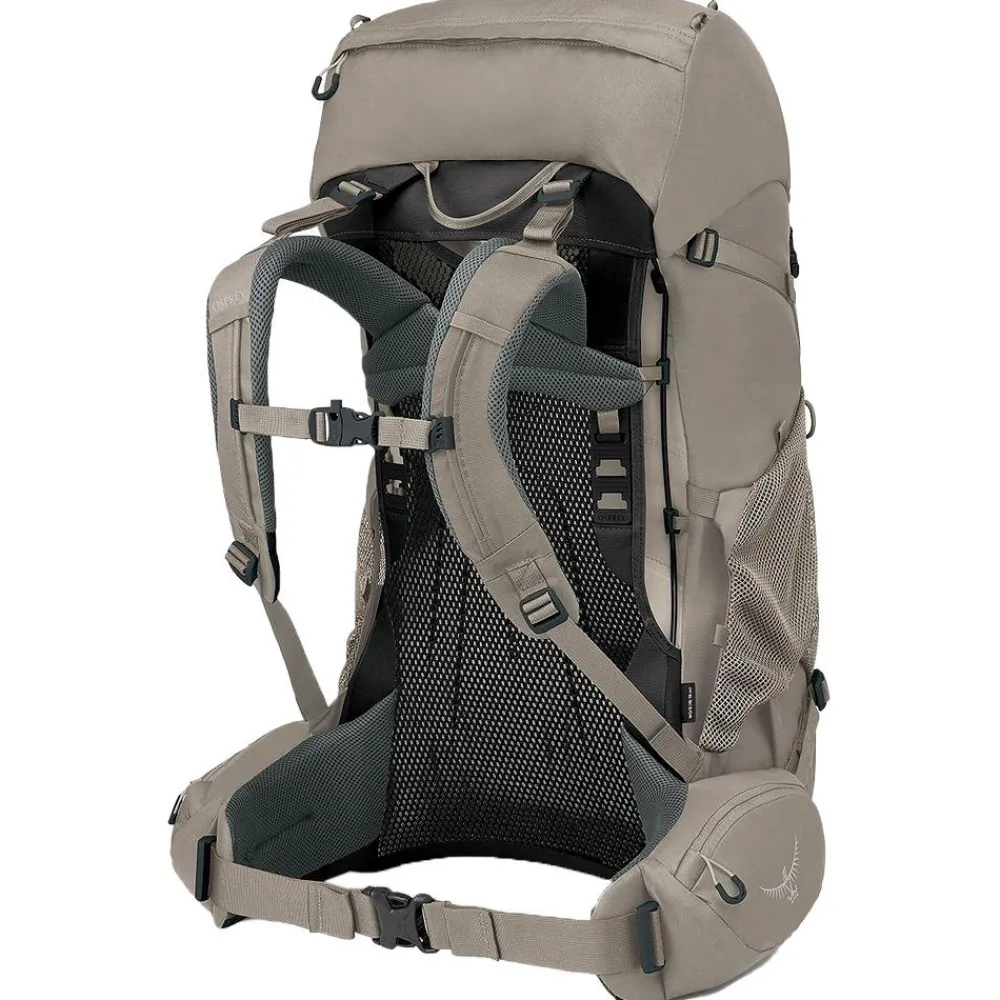 Outlet Sac à dos Renn 50 Pediment Grey Linen Tan Femme Sac Randonnée 50L|Sac À Dos Randonnée