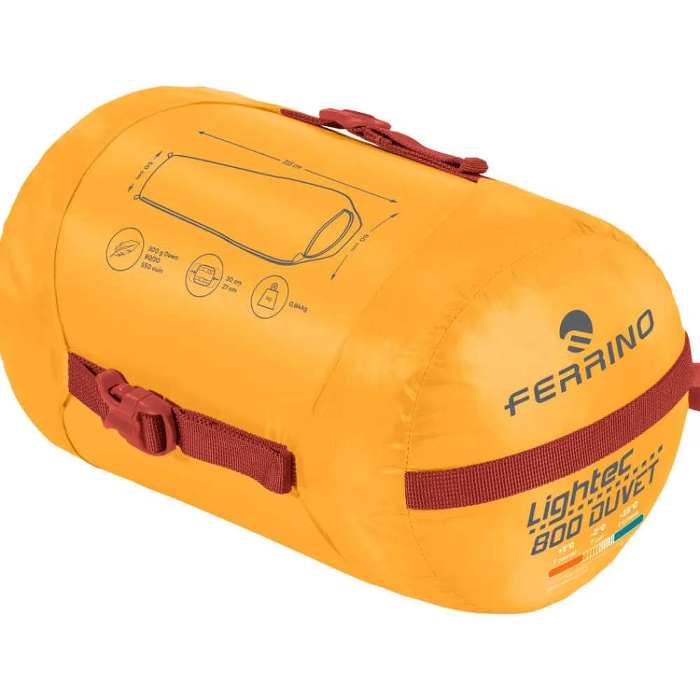 Sac De Couchage En Duvet<Ferrino Sac de couchage Lightec 800 Duvet Jaune
