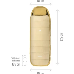 Sac Couchage Synthétique<Lafuma Sac de couchage Nunavut Light Left Sesame