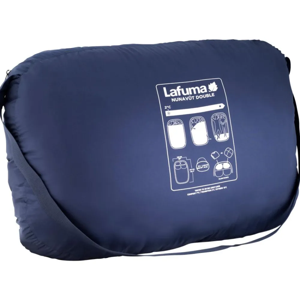 Clearance Sac de couchage Nunavüt Double Azur Blue Sac Couchage Synthétique