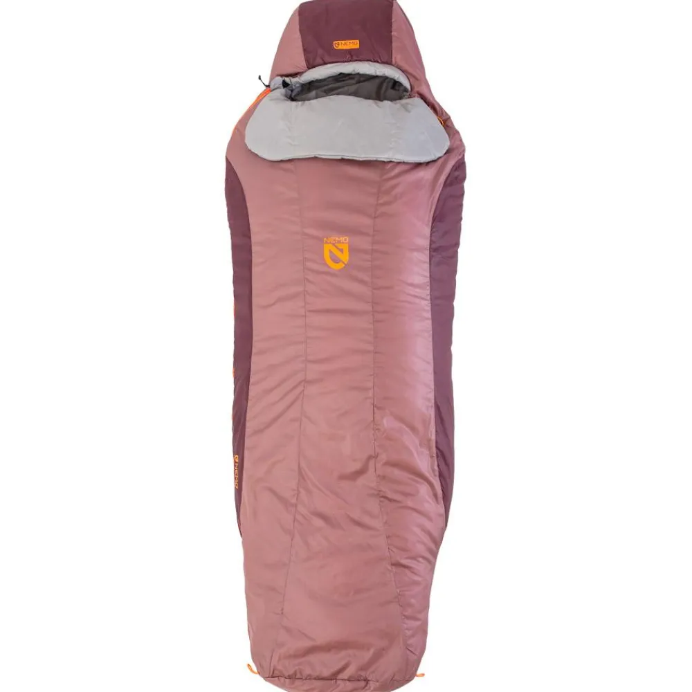 Clearance Sac de couchage Tempo Women's 35 Twilight Mauve Paloma Gray Sac Couchage Synthétique