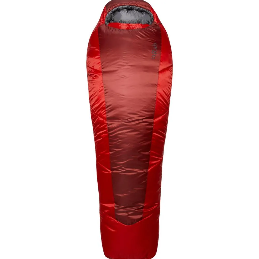 Outlet Sac de couchage Solar Eco 3 Long Left Oxblood Red Sac Couchage Synthétique