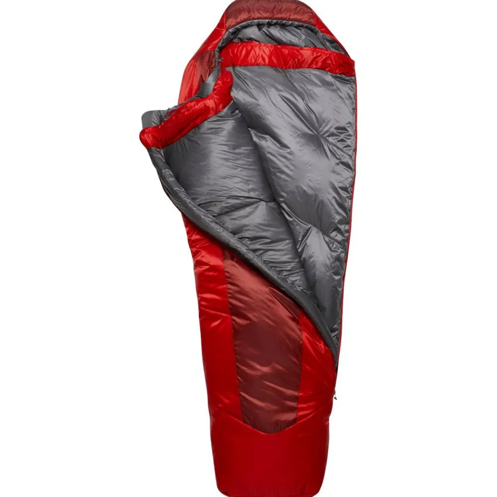 Outlet Sac de couchage Solar Eco 3 Long Left Oxblood Red Sac Couchage Synthétique