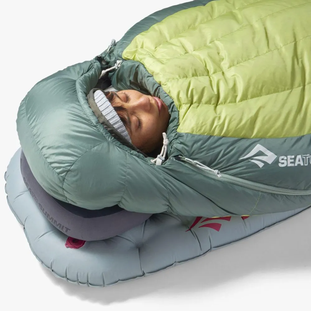 Sac de couchage Ascent Women's -1°C/30°F Lemon Green Sac De Couchage En Duvet