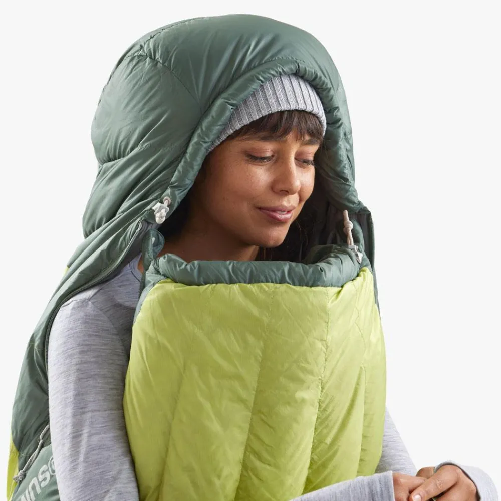 Sac de couchage Ascent Women's -1°C/30°F Lemon Green Sac De Couchage En Duvet