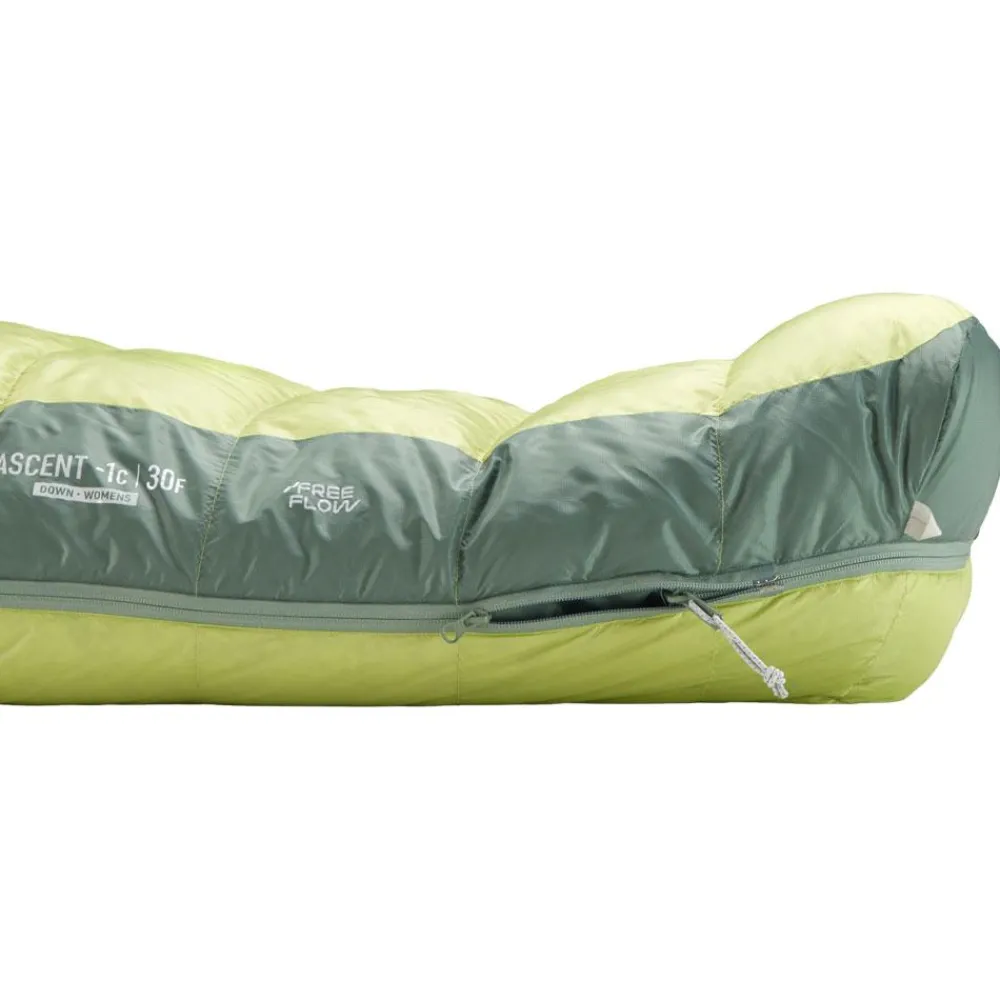 Sac de couchage Ascent Women's -1°C/30°F Lemon Green Sac De Couchage En Duvet