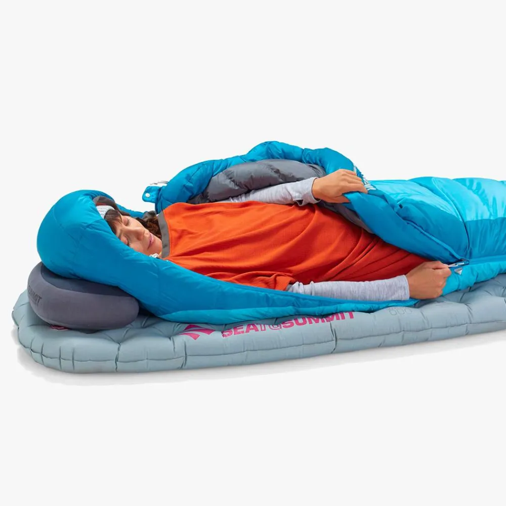 Sale Sac de couchage Trek Women's -9°C/15°F Navy Bleu Ocean Sac De Couchage En Duvet