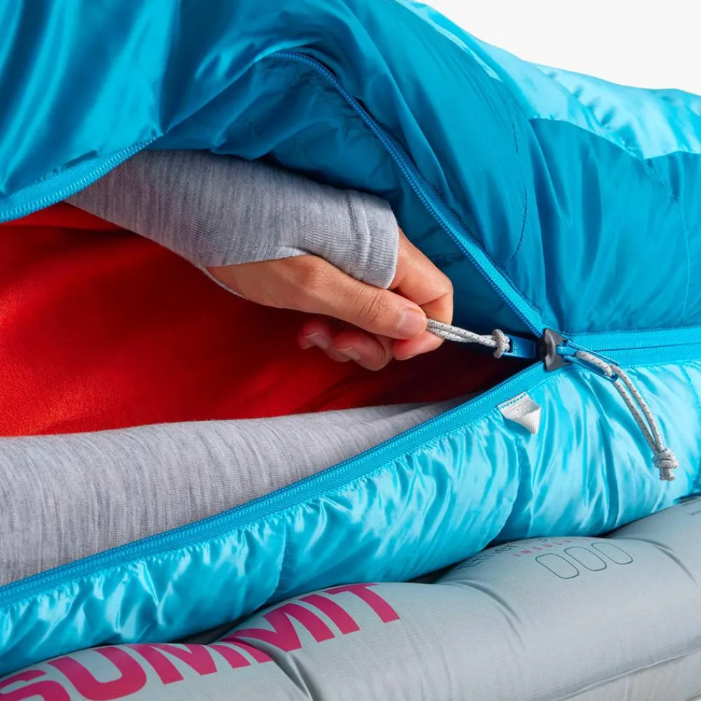 Sale Sac de couchage Trek Women's -9°C/15°F Navy Bleu Ocean Sac De Couchage En Duvet