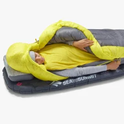 Discount Sac de couchage Spark Women's -1°C/30°F Grey Yellow Sac De Couchage En Duvet