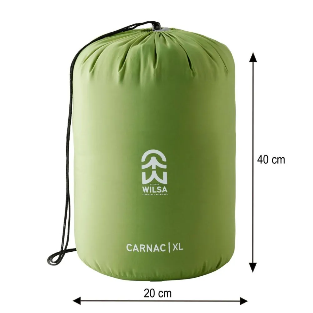 New Sac de couchage Carnac XL Grey Green Sac Couchage Synthétique
