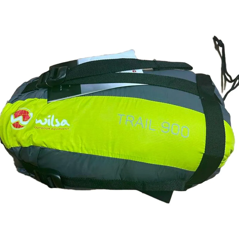 Clearance Sac de couchage Trail 900 Vert Gris Sac Couchage Synthétique