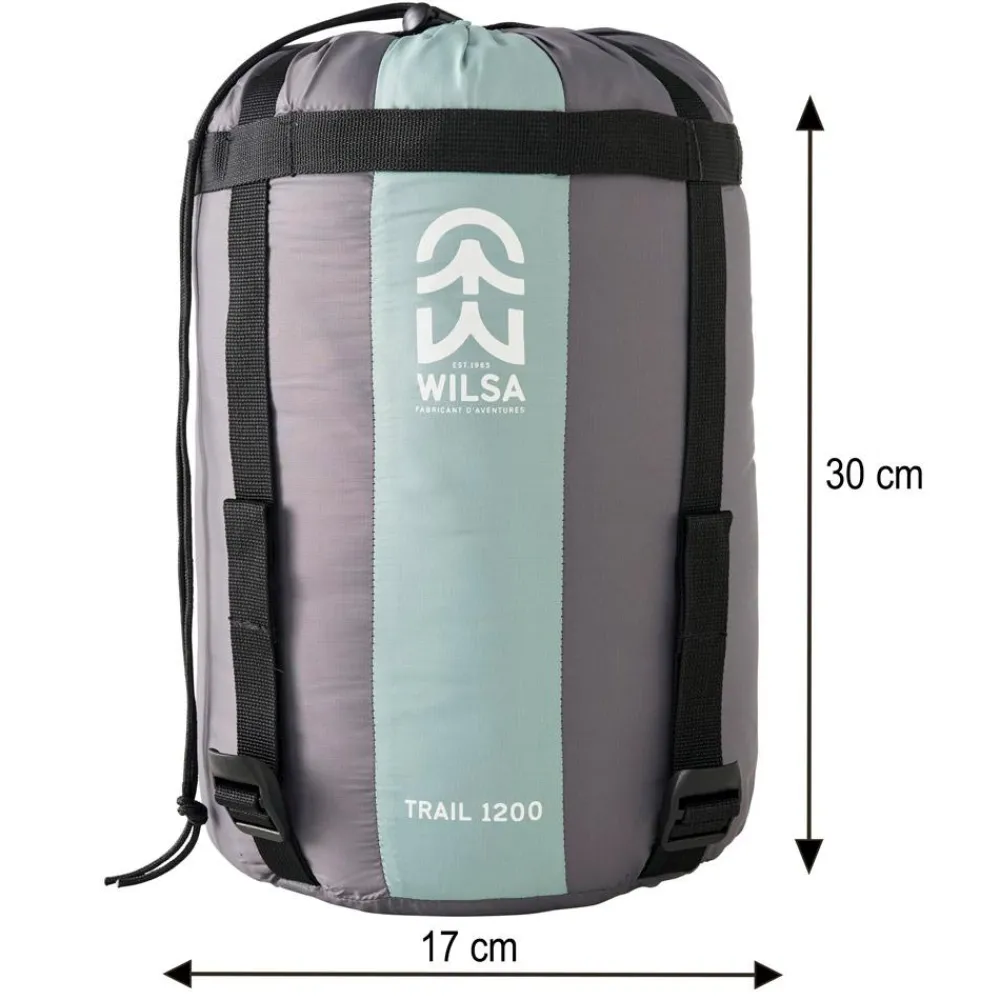 Sac Couchage Synthétique<Wilsa Sac de couchage Trail 1200 Grey