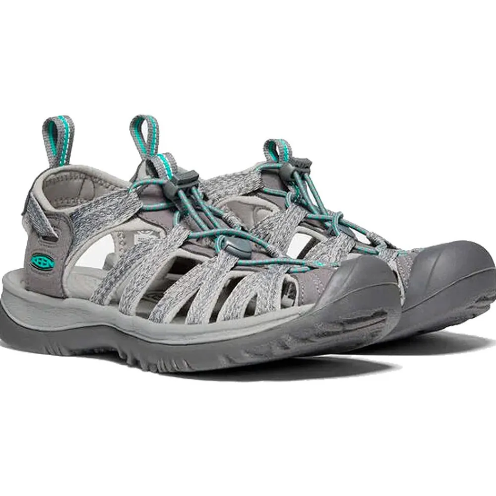 Online Sandales de randonnée Whisper Grey Peacock Green Femme Sandales De Randonnée|Chaussures Rando Femme