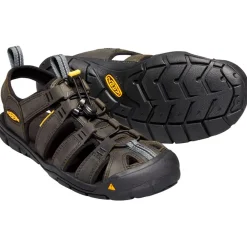 Sandales De Randonnée|Chaussures Rando Homme<Keen Sandales de randonnée Clearwater CNX Leather Magnet Black
