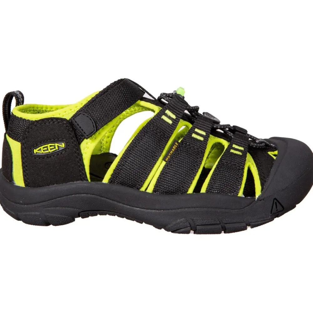 New Sandales de randonnée Newport H2 Kids Black Lime Green Enfant Sandales De Randonnée|Chaussures Rando Enfant