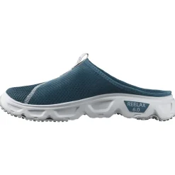 Best Sandales de récupération Reelax Slide 6.0 Blue Ashes White Pearl Blue Homme Chaussures Rando Homme
