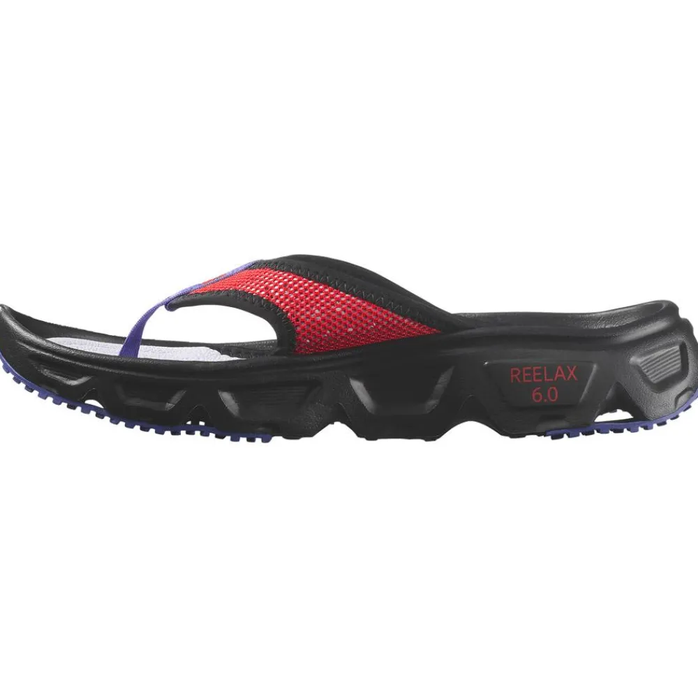 Chaussures Rando Femme<Salomon Sandales de récupération Reelax Break 6.0 W Cosmic Sky Black Flame Scarlet