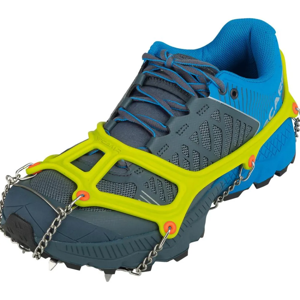 Discount Semelle Antidérapante Ice Master Run Lime Femme Crampons Anti-Verglas|Après-Ski Femme