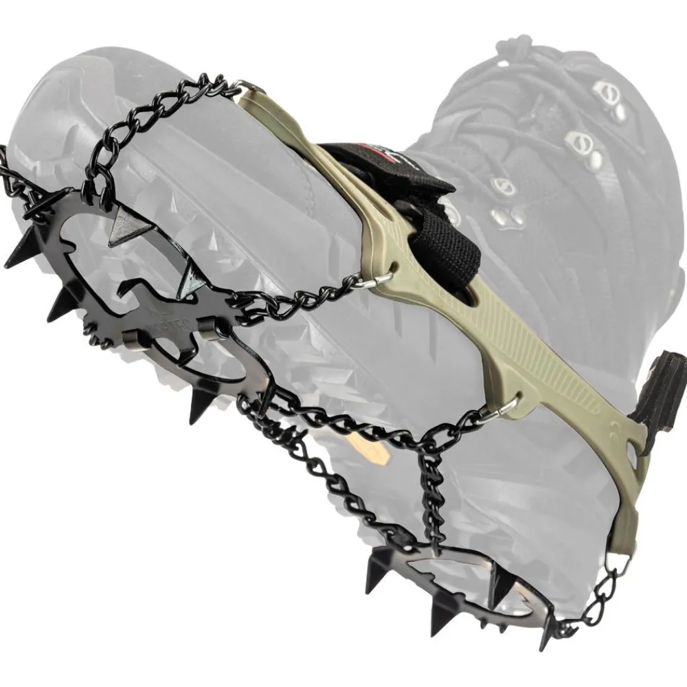 Semelle Antidérapante Alp Forest Beige Femme Crampons Anti-Verglas|Après-Ski Femme