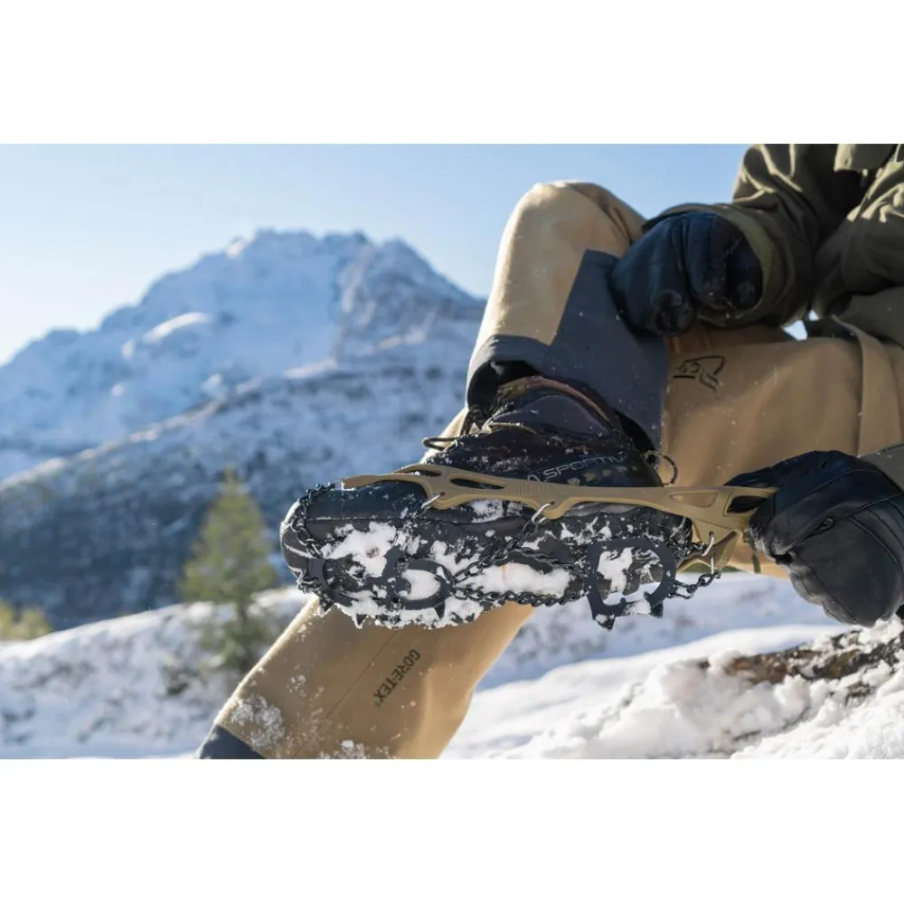 Semelle Antidérapante Alp Forest Beige Femme Crampons Anti-Verglas|Après-Ski Femme