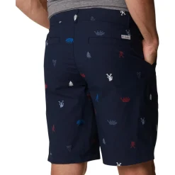 Pantalon - Short<Columbia Short M's Washed Out Printed Short Collegiate Navy Camp