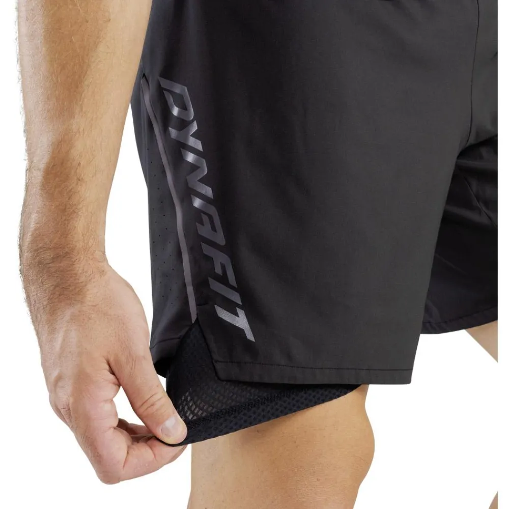 Sale Short de trail Alpine Pro 2/1 M Black Out Short Trail|Vêtements De Trail
