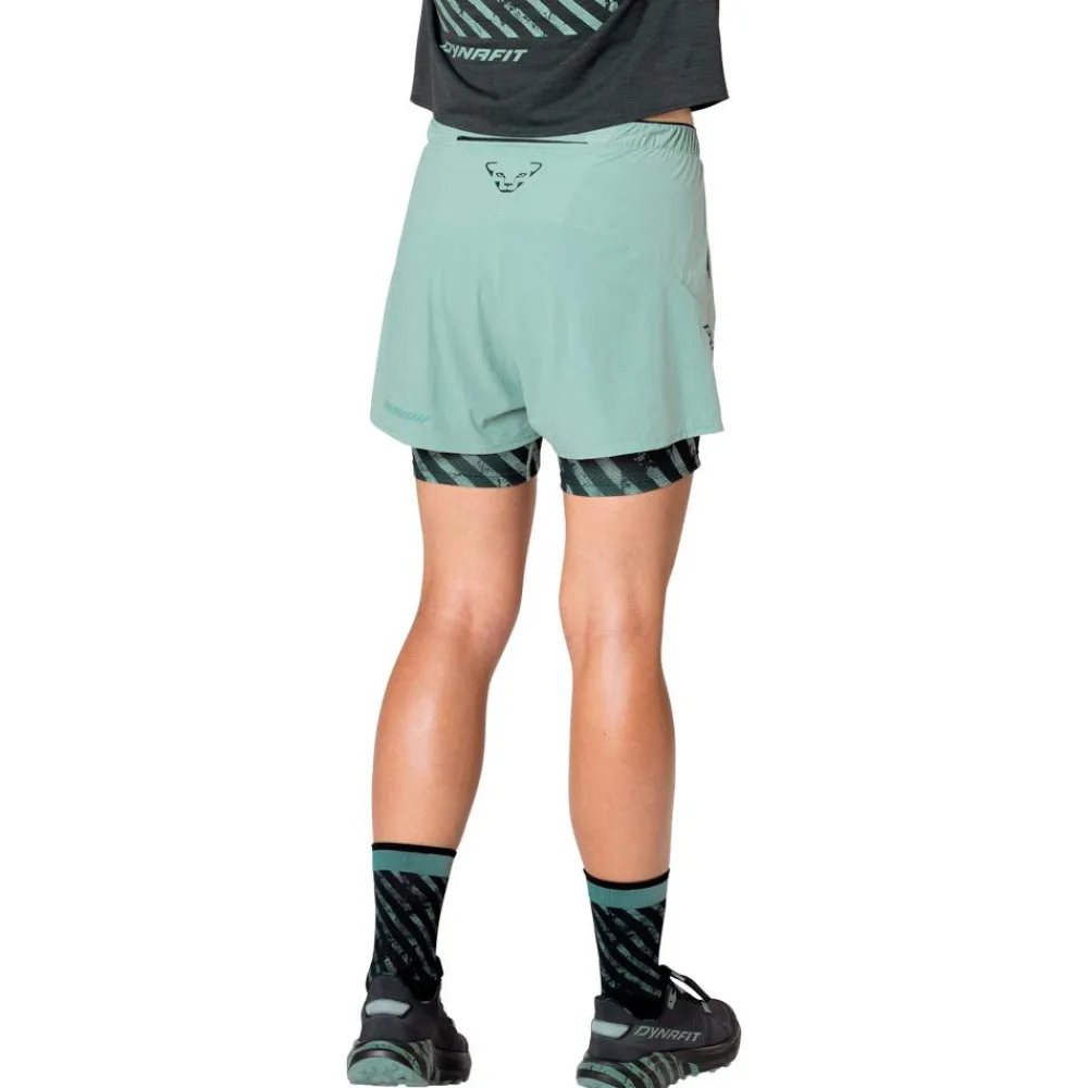 New Short de trail Trail 2In1 Short W Jadelite Short Trail|Vêtements De Trail